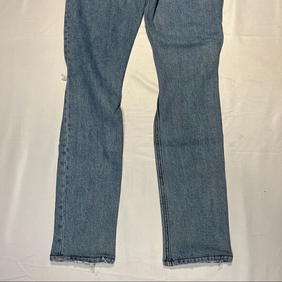 Reformation Jeans High & Skinny Jean in Miami Destroyed Wash 25 - Picture 11 of 12